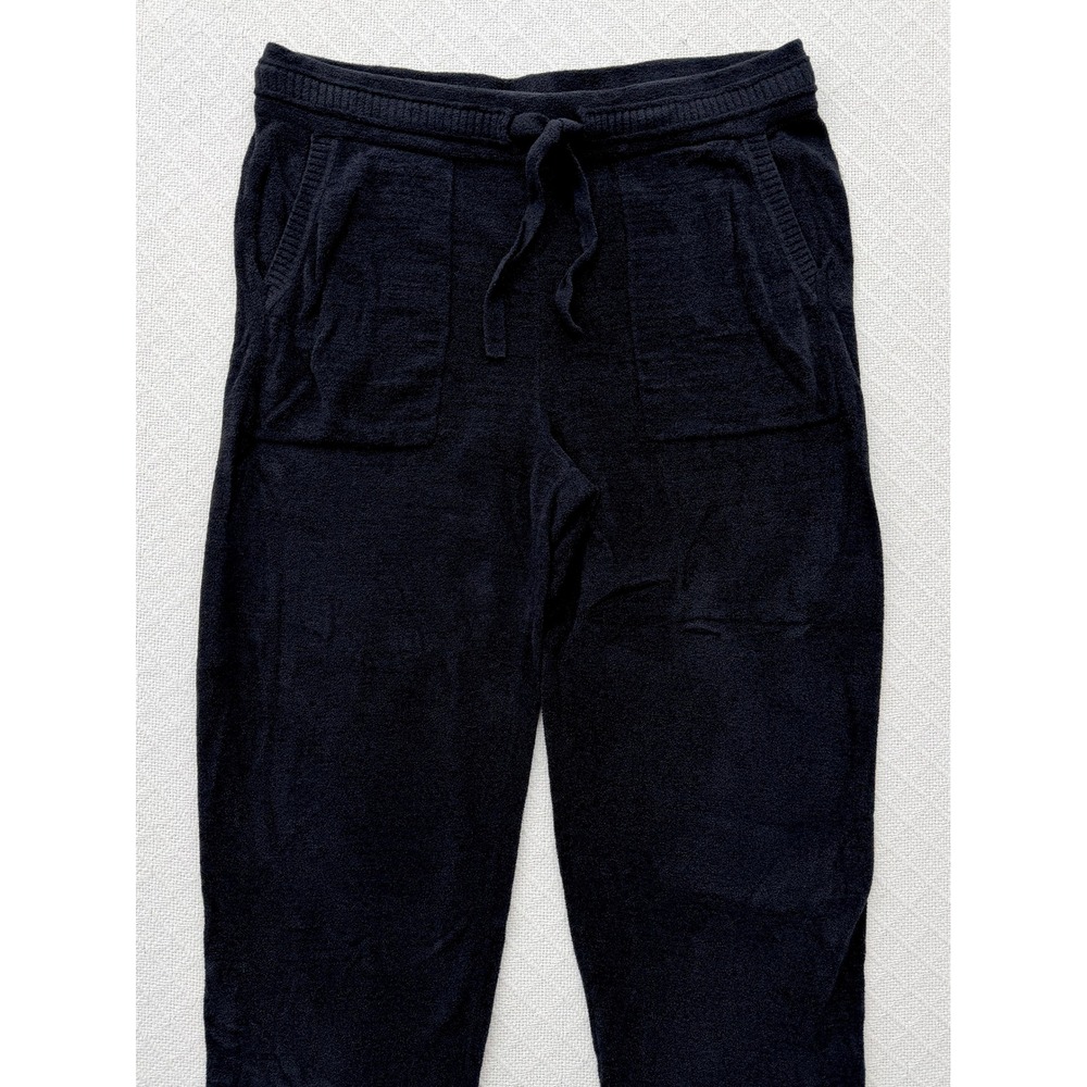 Barefoot Dreams Black Cozy Knit Jogger Pants - Picture 2 of 7